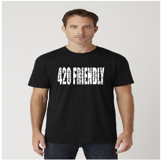 420 Friendly JMS Marijuana Leaf JoinMyStable Pigtail Puzzle Design T-shirt In Black And White