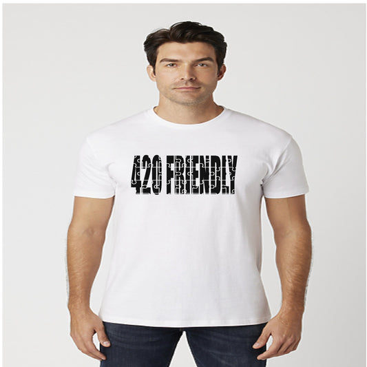 420 Friendly JMS Marijuana Leaf JoinMyStable Pigtail Puzzle Design T-shirt In White And Black