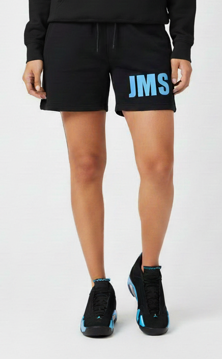 JMS Black And Baby Blue Lightweight Shorts