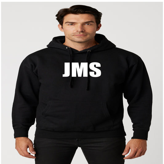 JMS Across The Chest Joinmystable Pigtail Black And White Hoodie