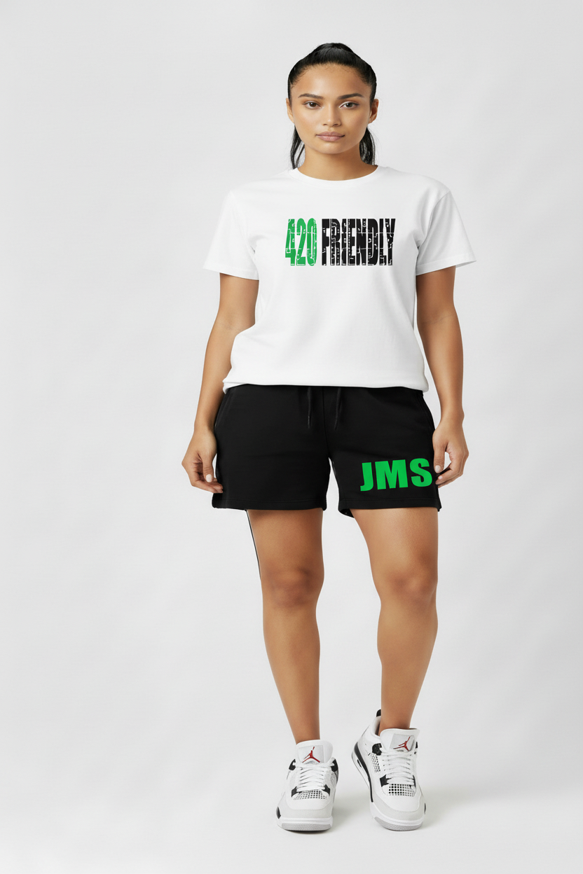 Sharpened Face - White Green JMS Outfit