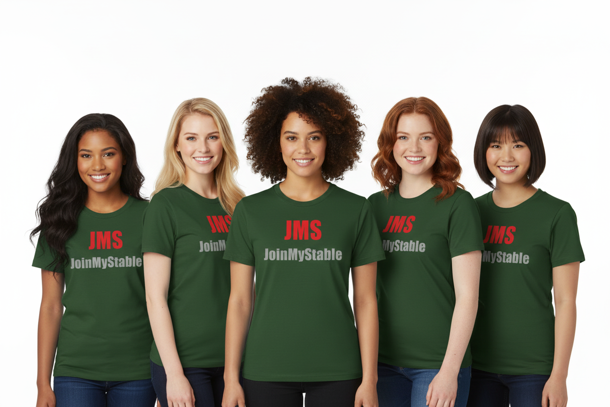 JMS JoinMyStable  Across The Chest Cement Rose Match